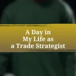 A Day in My Life as a Trade Strategist